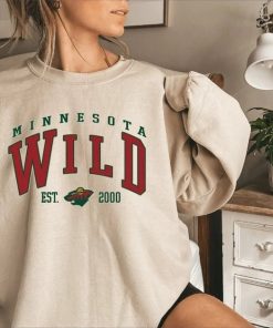 Retro Minnesota Shirt, Hockey Shirt, Hockey Fan Gifts, Minnesota Ice Hockey Crewneck