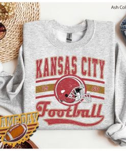 Kansas City Retro Style Sweatshirt Crewneck, Kansas City Football, Vintage Style Kansas City Fan Gift, Comfort Colors