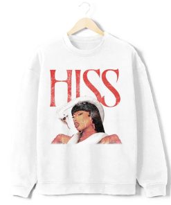 Megan Thee Stallion Sweatshirt Hiss Vintage Graphics Fan Crewneck Sweatshirt