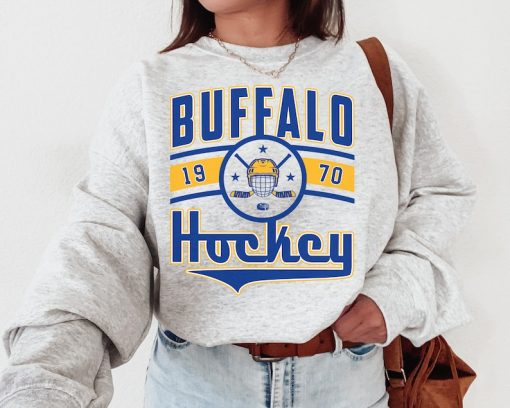 Vintage Buffalo Sabre Sweatshirt  T-Shirt, Sabres Sweater, Buffalo Hockey, Sabres T-Shirt, Hockey Fan