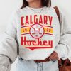 Vintage Calgary Flame Sweatshirt / T-Shirt, Flames Sweater, Flames Shirt, Hockey Fan Shirt, Retro Calgary Ice Hockey