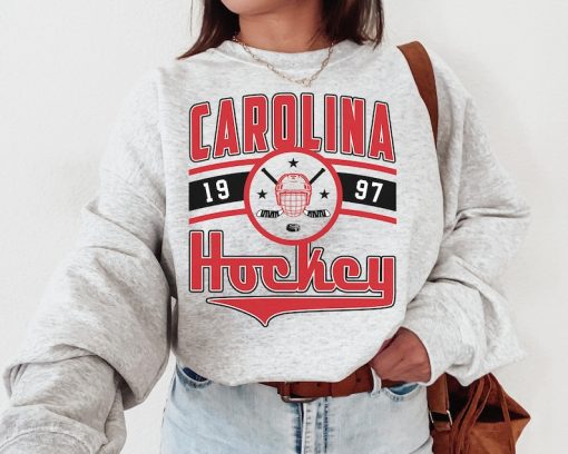 Vintage Carolina Hurricane Sweatshirt / T-Shirt, Hurricanes Sweater, Hurricanes TShirt, Hockey Fan Shirt