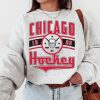 Vintage Chicago Blackhawk Sweatshirt  T-Shirt, Blackhawks Sweater, Blackhawk Shirt, Hockey Fan