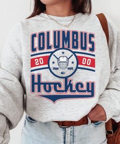 Vintage Columbus Blue Jacket Sweatshirt  T-Shirt, Blue Jackets Sweater, Blue Jackets T-Shirt, Retro Columbus Ice Hockey