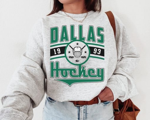 Vintage Dallas Star Sweatshirt  T-Shirt, Stars Sweater, Stars T-Shirt, Hockey Fan Shirt, Retro Dallas Ice Hockey