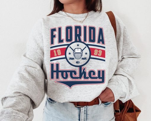 Vintage Florida Panther Sweatshirt  T-Shirt, Panther Sweater, Panthers T-Shirt, Hockey Fan Shirt