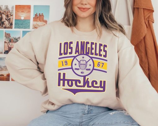 Vintage Los Angeles King Sweatshirt  T-Shirt, King Sweater, Kings T-Shirt, Hockey Fan Shirt