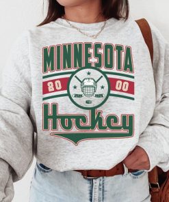 Vintage Minnesota Wil Sweatshirt  T-Shirt, Wild Sweater, Wild T-Shirt, Hockey Fan Shirt, Retro Minnesota Ice Hockey