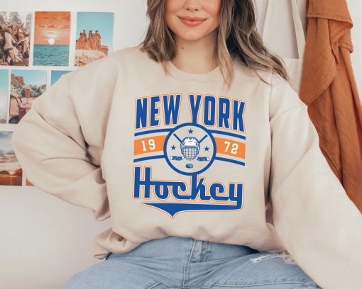 Vintage New York Islander Sweatshirt  T-Shirt, Islanders Sweater, Islanders T-Shirt, Hockey Fan