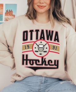 Vintage Ottawa Senator Sweatshirt  T-Shirt, Senators Sweater, Senators T-Shirt, Hockey Fan Shirt