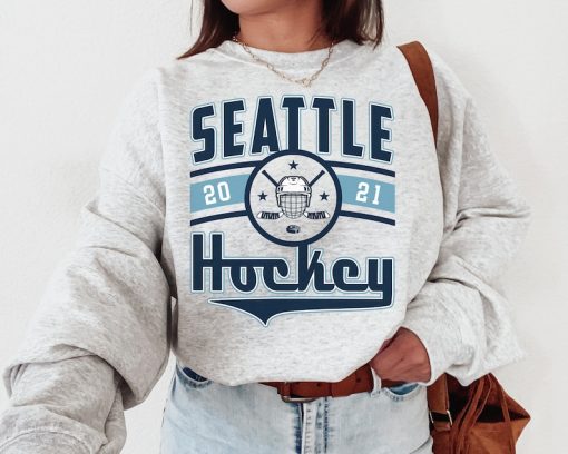 Vintage Seattle Krake Sweatshirt  T-Shirt, Kraken Sweater, Kraken T-Shirt, Hockey Fan Shirt, Retro Seattle Ice Hockey