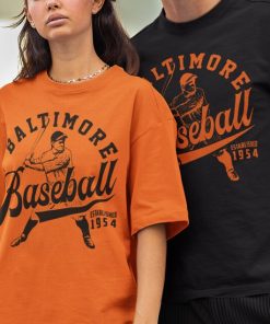 Vintage Baltimore Oriole Sweatshirt / T-Shirt, Oriole EST 1954 Sweatshirt, Baltimore Baseball Shirt, Retro Oriole Shirt