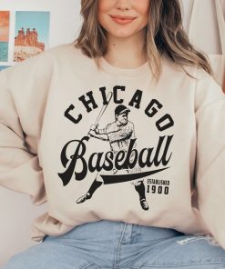 Vintage Chicago White So Crewneck Sweatshirt / T-Shirt, White So EST 1900 Shirt, Chicago Baseball Shirt