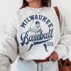 Vintage Milwaukee Brewer Crewneck Sweatshirt / T-Shirt, Brewers EST 1970 Shirt, Milwaukee Baseball, Retro Brewers Shirt