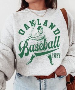 Vintage Oakland Athletic Crewneck Sweatshirt / TShirt, Athletics EST 1901 Sweatshirt, Oakland Game Day