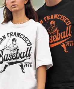 Vintage San Francisco Giant Crewneck Sweatshirt / T-Shirt, Giants EST 1958, San Francisco Baseball, Retro Giants Shirt