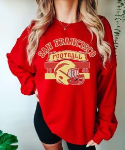 San Francisco Football Crewneck Sweatshirt, San Francisco Football Shirt, San Francisco Gift, Niners Sweatshirt