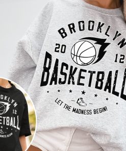 Vintage Brooklyn Net Sweatshirt  T-Shirt, New Jersey Basketball, Nets Shirt, Brooklyn 2012