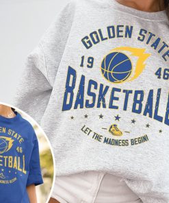 Vintage Golden State Warrior Sweatshirt  T-Shirt, Warriors Sweater, Golden State 1946, Warriors T-Shirt