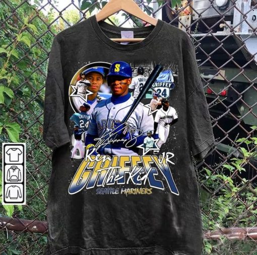 Ken Griffey Jr TShirt, Vintage Shirt, Retro American Baseball Tee For Man and Woman Unisex T-Shirt