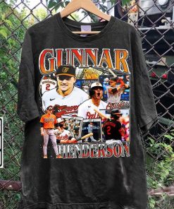 Gunnar Henderson Shirt, Vintage Oversized Sport Tee, Retro American Baseball Bootleg Gift