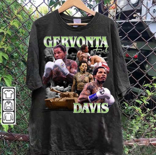 Vintage 90s Graphic Style Gervonta Davis T-Shirt - Gervonta Davis Sweatshirt - American Professional Boxer Tee For Man