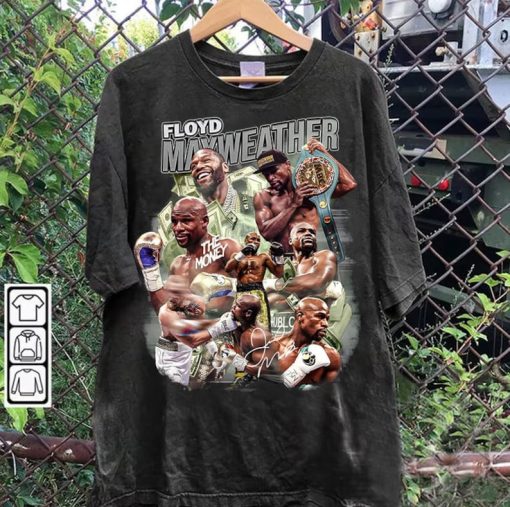 Vintage 90s Graphic Style Floyd Mayweather Jr T-Shirt - Floyd Mayweather Jr Sweatshirt - American Professional Boxer Tee