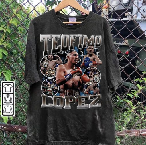 Vintage 90s Graphic Style Teofimo Lopez TShirt - Teofimo Lopez Sweatshirt - American Professional Boxer Tee For Man and