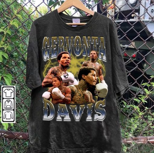 Vintage 90s Graphic Style Gervonta Davis TShirt - Gervonta Davis Sweatshirt - American Professional Boxer Tee For Man