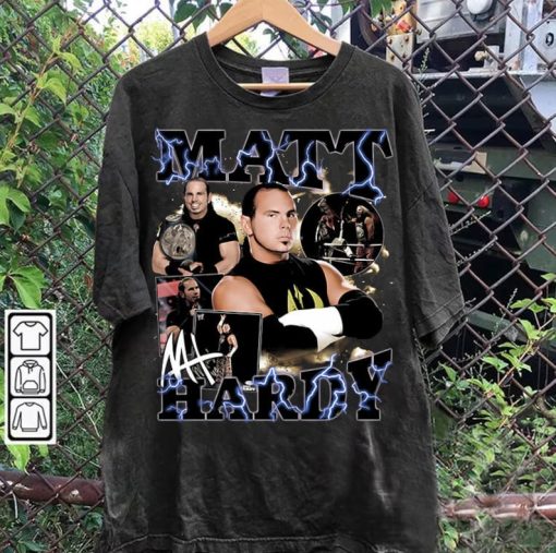 Vintage 90s Graphic Style Matt Hardy Shirt - Matt Hardy Sweatshirt - American Professional Wrestler Tee For Man and