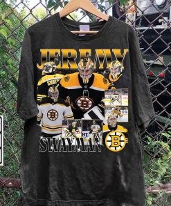 Vintage 90s Graphic StyleJeremy Swayman T-Shirt - Jeremy Swayman Sweatshirt - Retro American Ice Hockey Tee For Man and