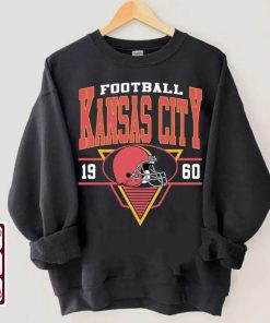 Kansas City Football Crewneck Sweatshirt, Vintage Style Kansas City Football Shirt