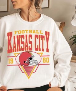 Kansas City Football Crewneck Sweatshirt, Vintage Style Kansas City Football Shirt