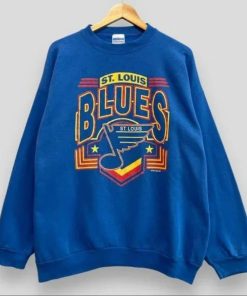 Vintage ST. Louis Hockey Sweatshirt  T-Shirt, ST. Louis shirt, Blues Sweater, Blues T-Shirt, Hockey Fan Shirt