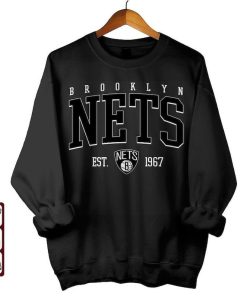 Vintage Brooklyn Nets Basketball, 90s Bootleg, T-Shirt Retro Style Sweatshirt Crewneck, fan gift, Brooklyn Nets shirt