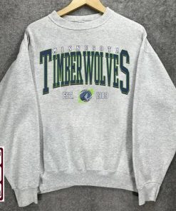 Retro Minnesota Timberwolves Sweatshirt T-Shirt, Minnesota Timberwolves, Timberwolves Sweater, Timberwolves TShirt