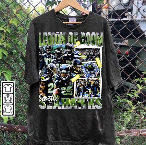 Vintage 90s Graphic Style Seattle Seahawks T-Shirt - Seattle Seahawks Sweatshirt - American Football Tee For Man and