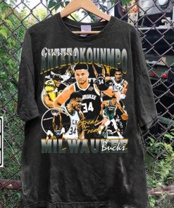 Giannis Antetokounmpo Shirt - Basketball shirt - Classic 90s Graphic Tee - Unisex - Vintage Bootleg - Gift