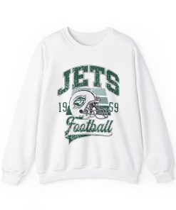 Vintage Jets Football Sweatshirt, Clayton Aaron Rodgers Shirt Retro Foobal American Crewneck