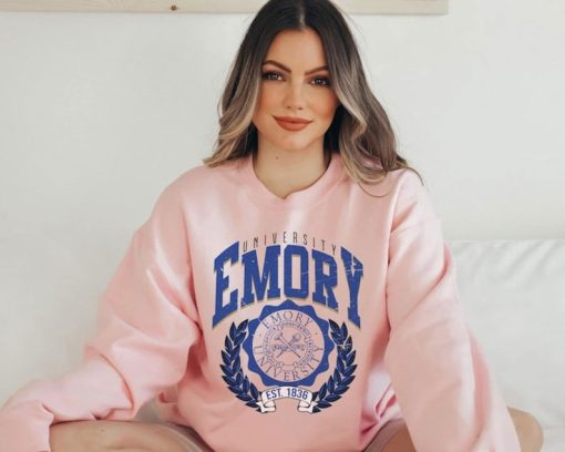 Emory University Sweatshirt, Vintage Emory University Sweatshirt, Emory College Shirt, Emory University Sweatshirt