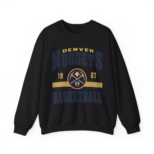 Denver Basketball Vintage Shirt, Nuggets Retro Sweatshirt, Gift For Fan Denver Christmas T-shirt