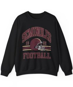 Florida State Football Sweatshirt, Shirt Retro Style 90s Vintage Unisex Crewneck Football American