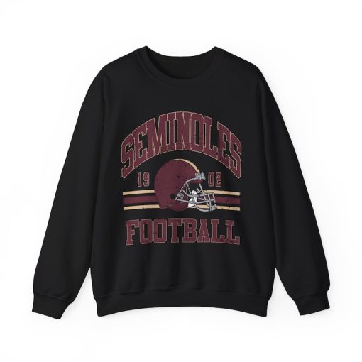 Florida State Football Sweatshirt, Shirt Retro Style 90s Vintage Unisex Crewneck Football American