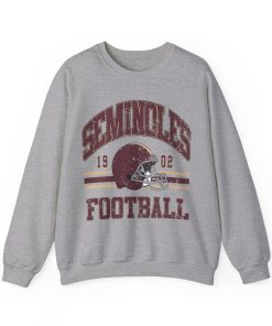 Florida State Football Sweatshirt, Shirt Retro Style 90s Vintage Unisex Crewneck Football American