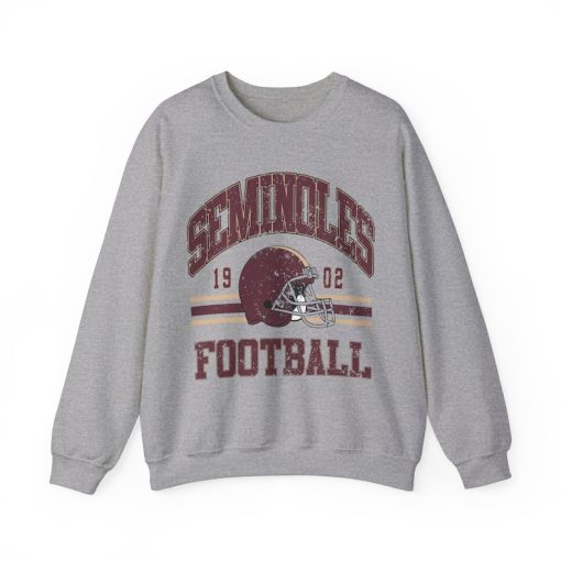 Florida State Football Sweatshirt, Shirt Retro Style 90s Vintage Unisex Crewneck Football American