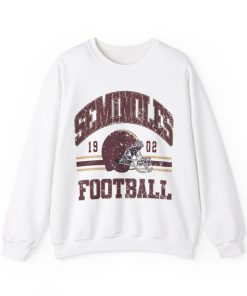 Florida State Football Sweatshirt, Shirt Retro Style 90s Vintage Unisex Crewneck Football American