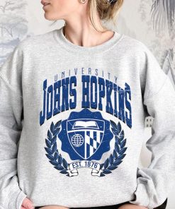 Johns Hopkins University vintage style sweatshirt, Johns Hopkins University shirt, Johns Hopkins College