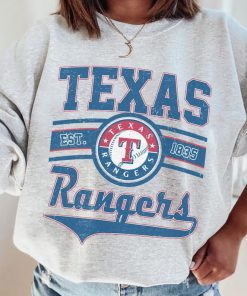 Vintage 90s MLB Texas Baseball Sweatshirt, Ranger Baseball Hoodie, Vintage Baseball Fan Shirt, Texas Ranger Shirt