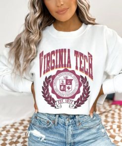 University of Virginia Tech - 1872 Sweatshirt, Vintage University of Virginia Tech - 1872 Sweatshirt