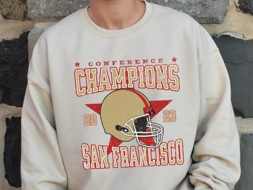 Conference Champions 2023 San Francisco Football Crewneck Sweatshirt, San Francisco T Shirt, SF 1946 Shirt